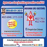 DROGARIA CARLÃO / DROGARIA SÃO CRISTÓVÃO DROGARIA CARLÃO / DROGARIA SÃO CRISTÓVÃO